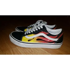 Vans old skool flame